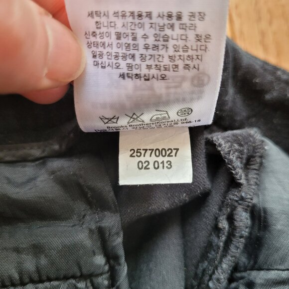 Brooks Brothers 346 Natalie Fit Black Velvet Pant 16 - Picture 11 of 14